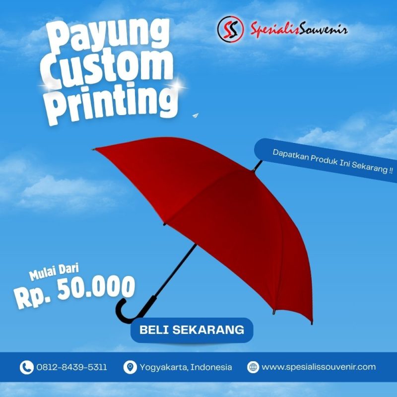 Tips Memilih Payung Custom Terdekat yang Berkualitas & Harga Bersahabat untuk Kebutuhan Event