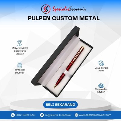 Pulpen Custom Souvenir: Cara Memilih yang Tepat untuk Acara dan Promosi Bisnis Anda