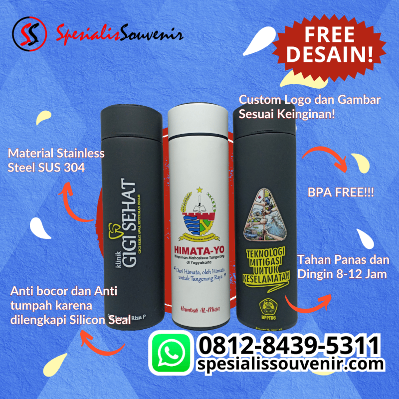 Cetak Tumbler Custom Design: Solusi Branding Stylish untuk Promosi Bisnis