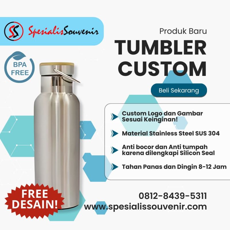 Vendor Tumbler Custom Nama Terbaik: Cara Pilih yang Tepat untuk Kebutuhan Souvenir