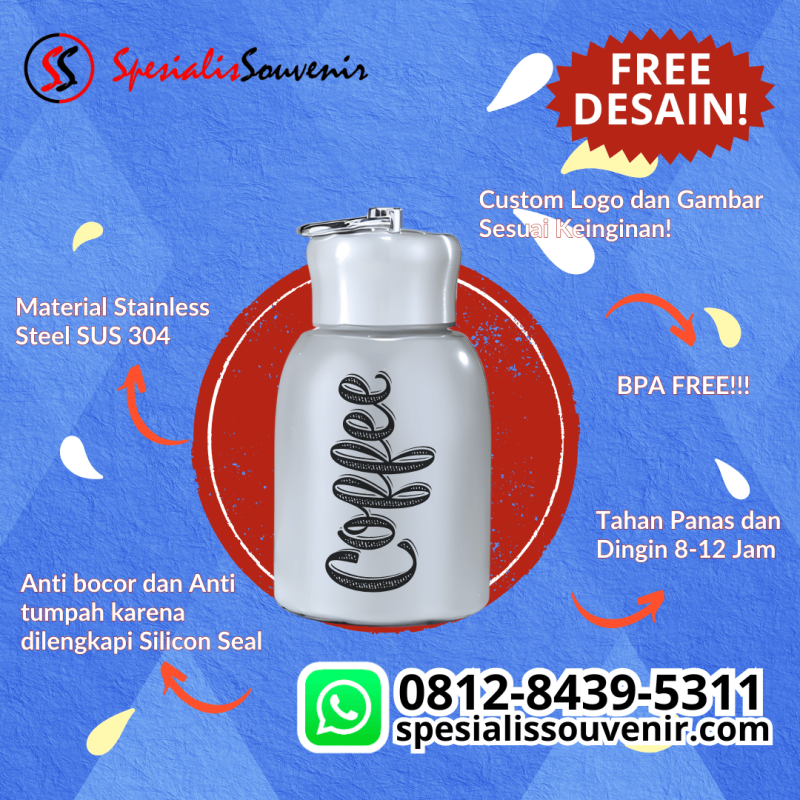 Jasa Tumbler Custom Jakarta Murah & Cepat: Pesan Desain Sendiri untuk Branding Perusahaan