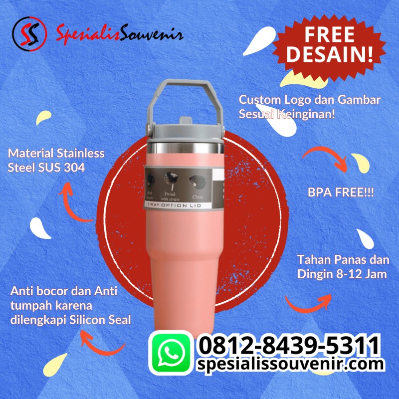 Panduan Pilih Vendor Custom Tumbler Jogja Terpercaya & Harga Terbaik