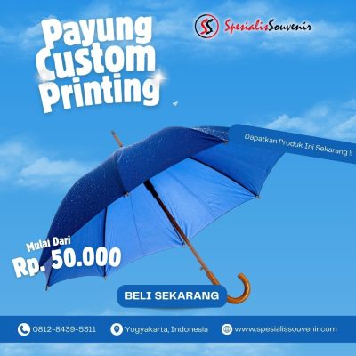Payung Custom Bekasi: Solusi Cepat Cetak Souvenir Berkualitas untuk Event & Branding