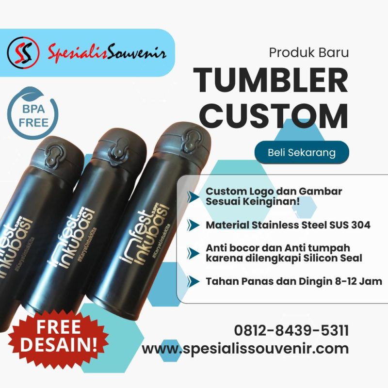 Butuh Tumbler Custom Balikpapan? Ini Panduan Pilih Vendor, Harga, dan Kualitas Terbaik