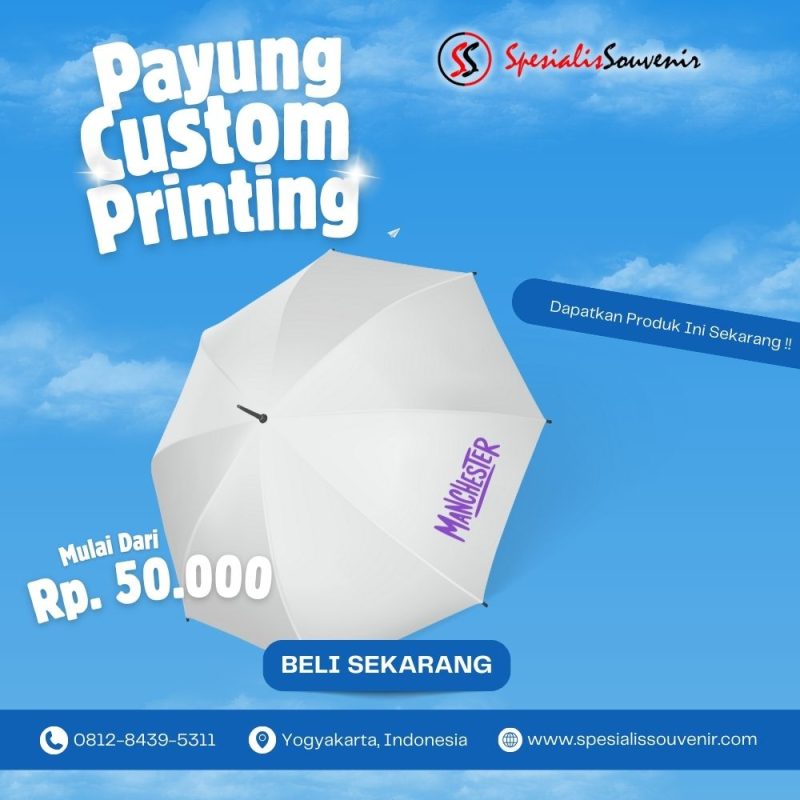 Payung Custom Solo: Solusi Praktis untuk Souvenir, Branding, dan Gift Eksklusif