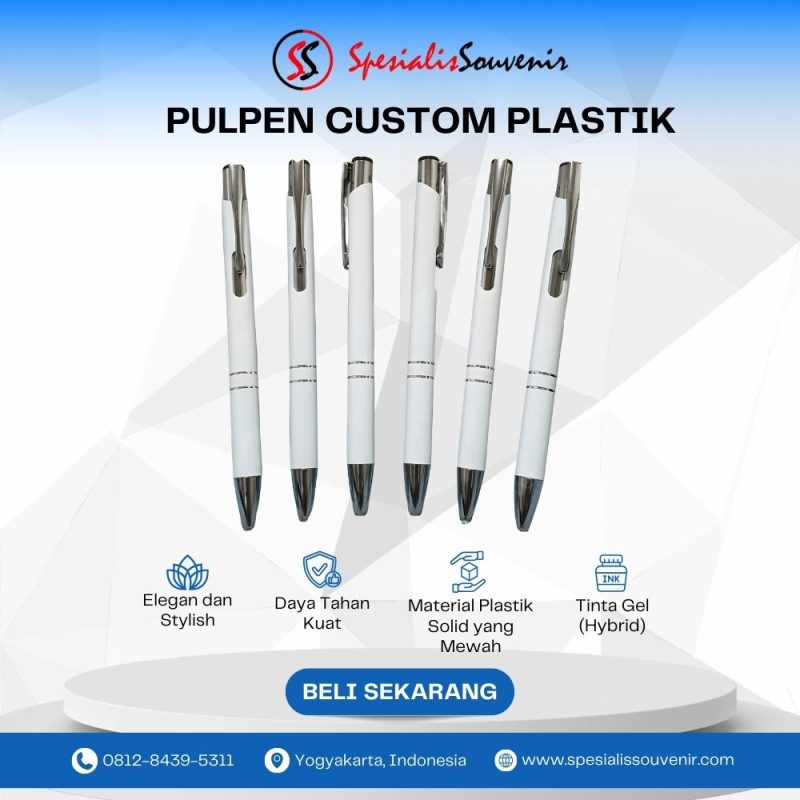Cetak Pulpen Custom Surabaya: Solusi Souvenir Promosi Murah, Cepat, dan Profesional
