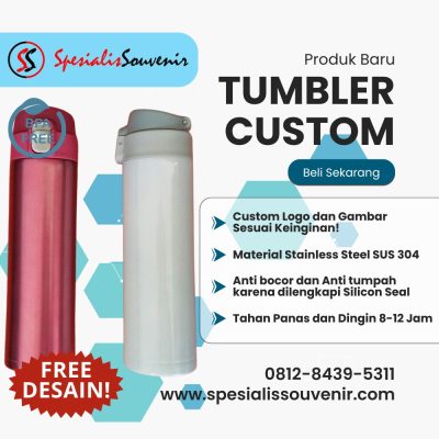 Kenapa Custom Tumbler Grafir Nama atau Logo Lebih Awet dan Bernilai untuk Promosi Bisnis?
