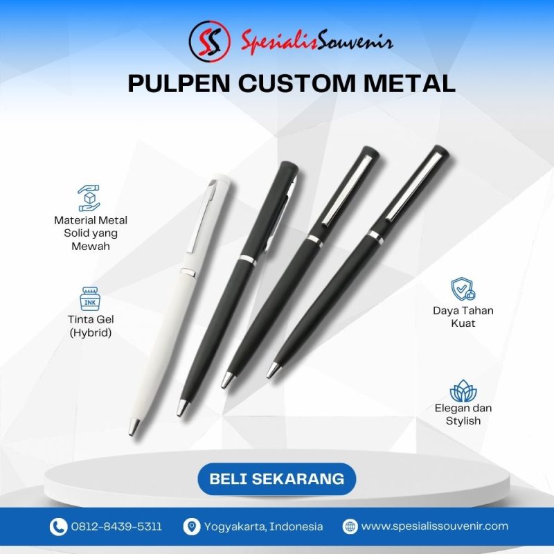 Bikin Pulpen Custom untuk Promosi: Panduan Praktis Memilih Desain dan Vendor Terbaik