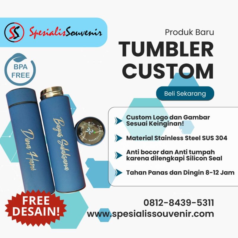 Butuh Tumbler Custom Cepat? Ini Rekomendasi Pabrik Tumbler Custom Bandung yang Terpercaya