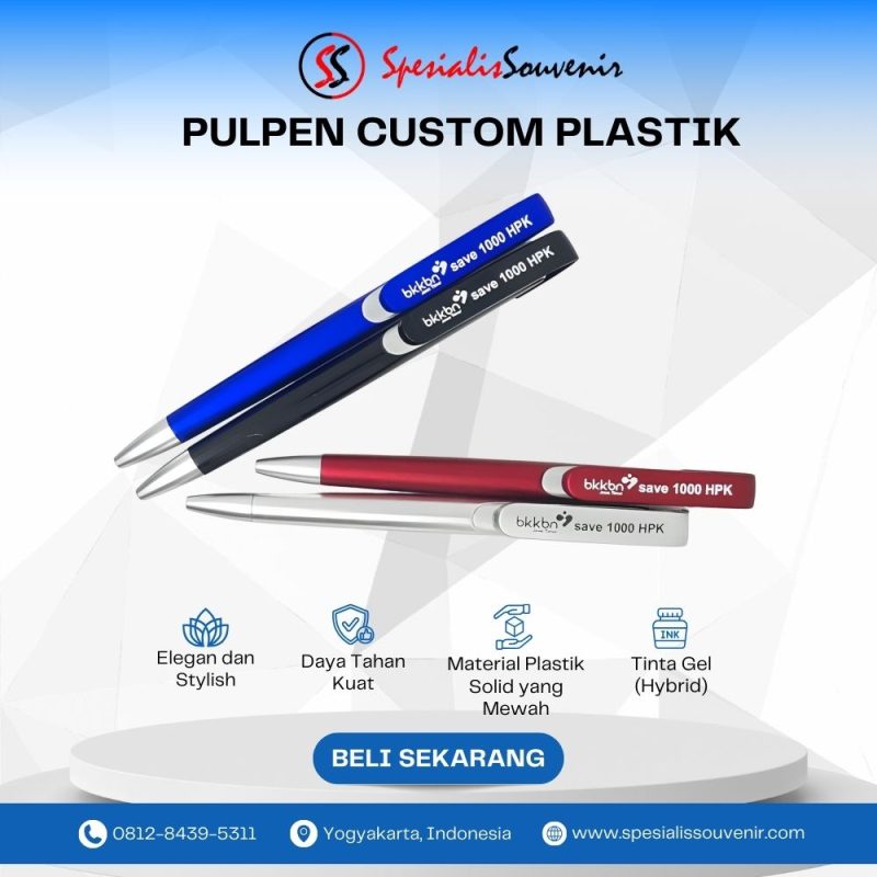 Contoh Pulpen Custom untuk Souvenir Perusahaan: Panduan Memilih Model, Harga, dan Kualitas