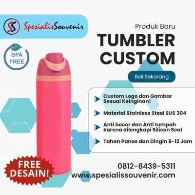Butuh Souvenir Premium? Ini Panduan Memilih Jasa Pembuatan Tumbler Stainless Custom yang Tepat