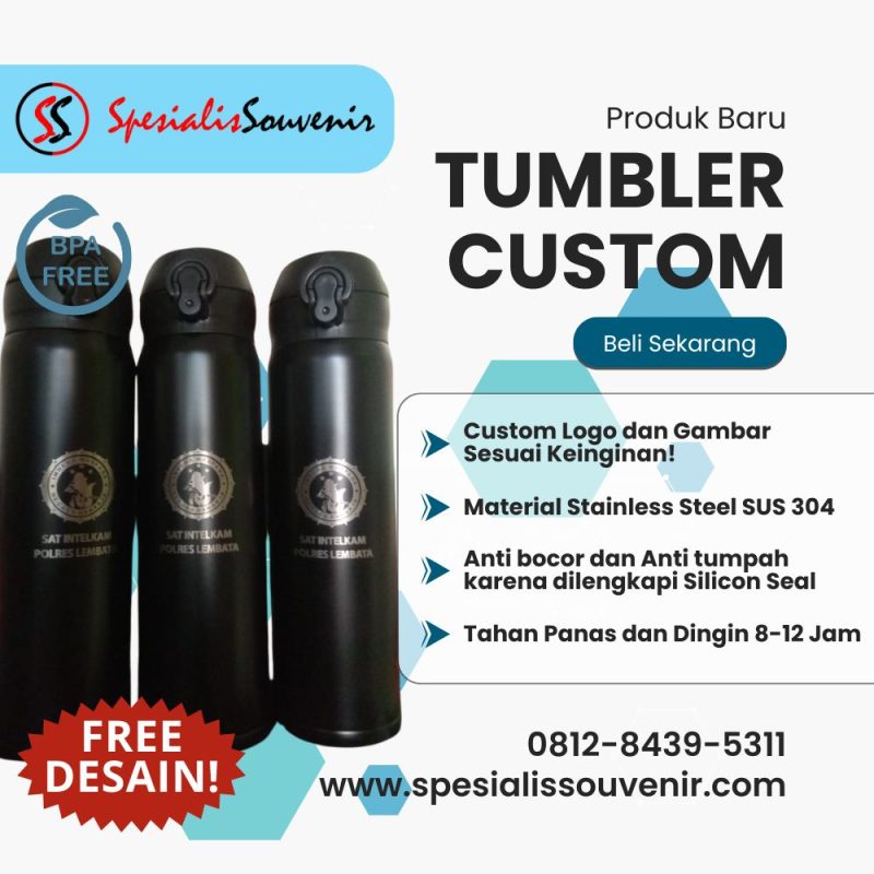 Jasa Pembuatan Tumbler Stainless Custom: Cara Memilih Vendor Terpercaya untuk Kebutuhan Branding Anda