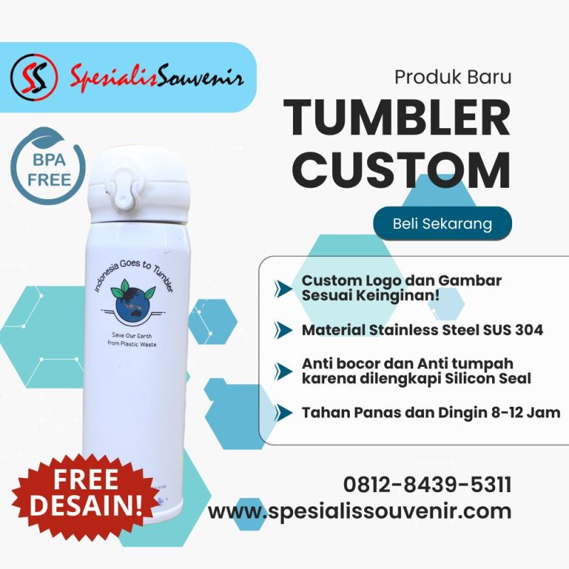 Tumbler Custom Surabaya: Cara Memilih Vendor Terpercaya & Harga Paling Efisien untuk Promosi