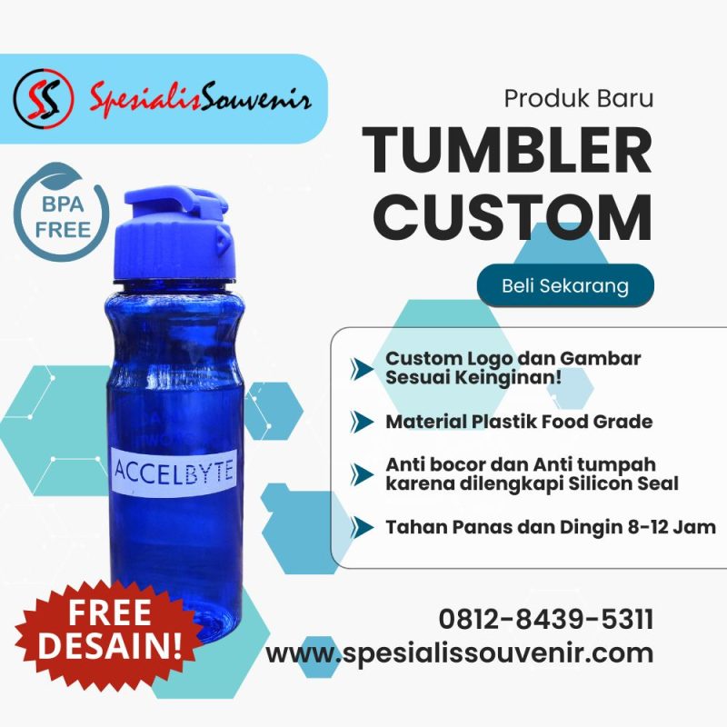 Butuh Tumbler Custom Surabaya? Ini Jenis, Bahan, dan Tips Pesan Tanpa Risiko