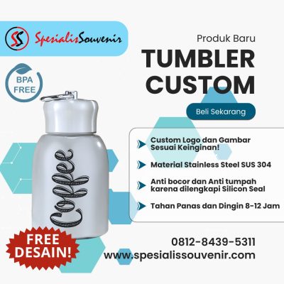 Tumbler Custom Anak untuk Souvenir & Sekolah: Jenis, Bahan, dan Tips Pesan Tanpa Salah Pilih
