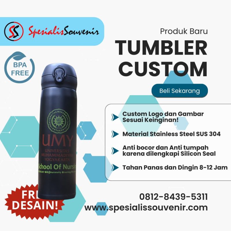 Cari Tumbler Custom Bali Berkualitas? Ini Panduan Praktis Pilih Bahan & Cetak Tanpa Salah