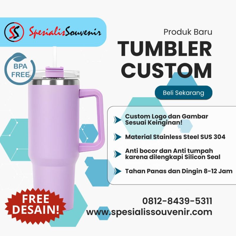 Custom Tumbler Terbaik 2025: Panduan Memilih Vendor Berkualitas untuk Promosi & Hadiah