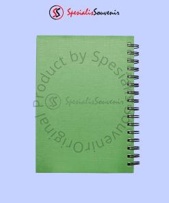 Blocknote custom cetak logo cocok untuk souvenir seminar dan merchandise kantor.