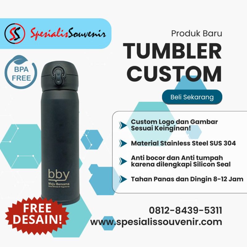 Tumbler Custom Banjarmasin: Cara Cepat Dapat Vendor Terpercaya & Harga Terbaik