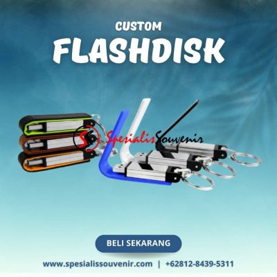 Vendor flashdisk kartu custom dengan desain logo rapi dan hasil cetak profesional