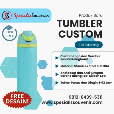 Bingung Tumbler Custom Berapa ML? Ini Rekomendasi Ukuran Terlaris & Fungsinya