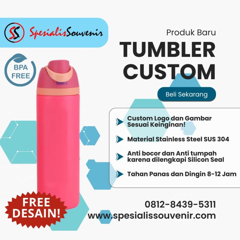 Butuh Tumbler Custom di Cirebon? Ini Panduan Aman dari Desain sampai Produksi