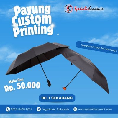 cetak payung custom jogja berkualitas untuk promosi perusahaan