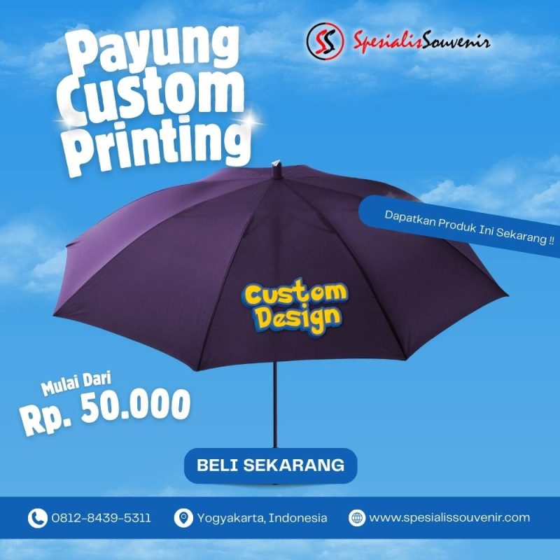 cetak payung custom surabaya kualitas premium