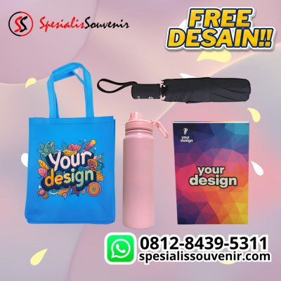 tas seminar kit goodie bag custom logo perusahaan