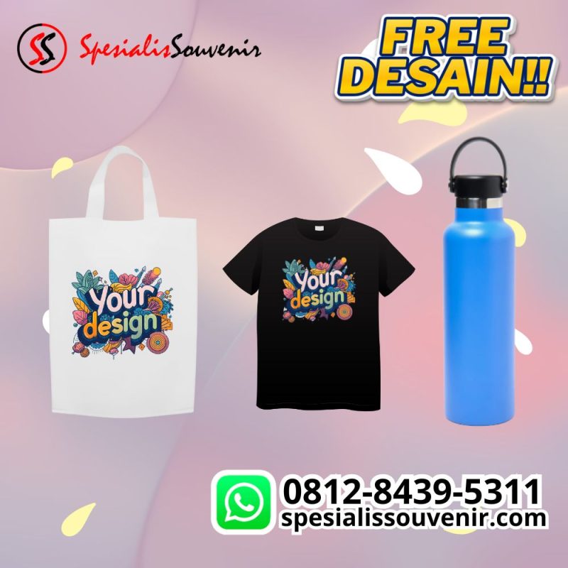 seminar kit custom Jogja modern dengan tas laptop dan isi lengkap untuk acara profesional.