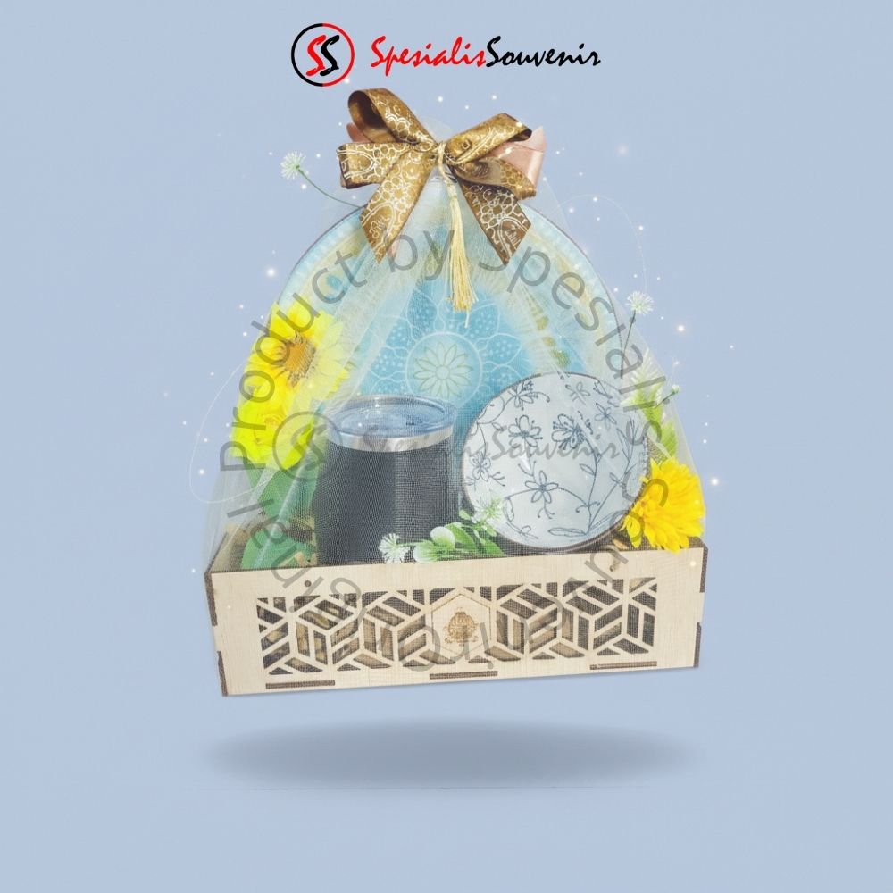 hampers-lebaran-premium Parcel Lebaran hard box elegan desain custom logo.