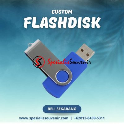 flashdisk custom kayu dengan logo perusahaan dan custom box eksklusif untuk souvenir premium.