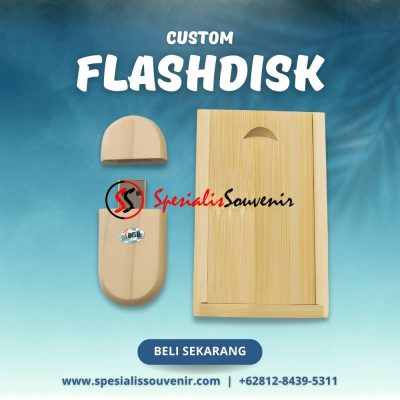 flashdisk custom surabaya dengan logo perusahaan dan custom box flashdisk untuk souvenir promosi perusahaan.