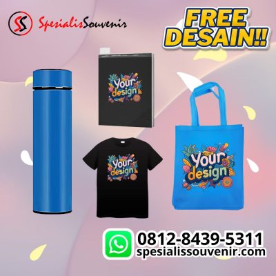 seminar kit custom modern dengan tas laptop untuk seminar dan workshop profesional di Jakarta.