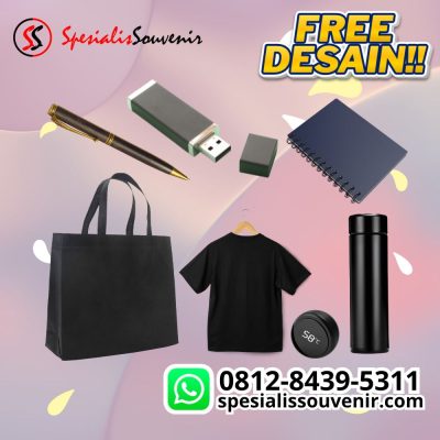 Seminar kit Bali custom murah lengkap tas tumbler notebook untuk event profesional di Denpasar.