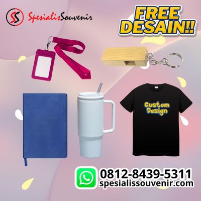 Seminar kit Banjarmasin custom lengkap dengan tas, notebook, dan tumbler desain eksklusif untuk kebutuhan event profesional.