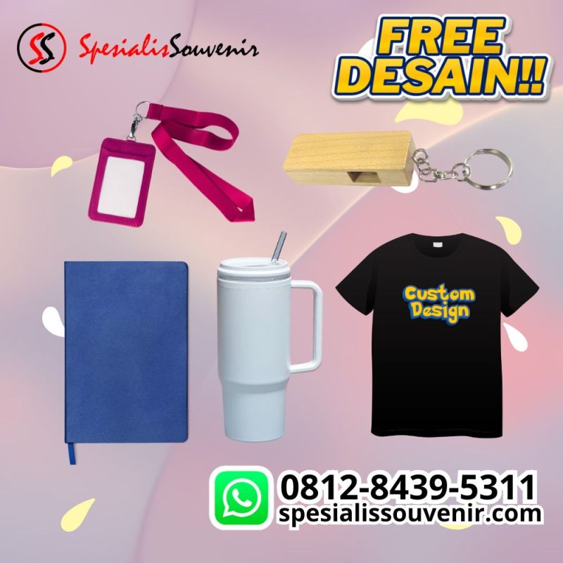 Seminar kit Banjarmasin custom lengkap dengan tas, notebook, dan tumbler desain eksklusif untuk kebutuhan event profesional.