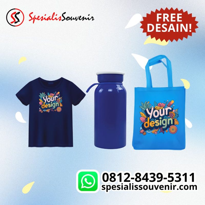seminar kit jakarta custom lengkap tas tumbler notebook untuk acara seminar profesional.