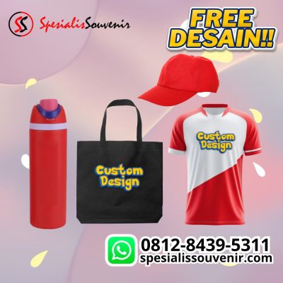 Seminar kit Makassar custom murah dan berkualitas dengan tas, notebook, dan tumbler branding acara.