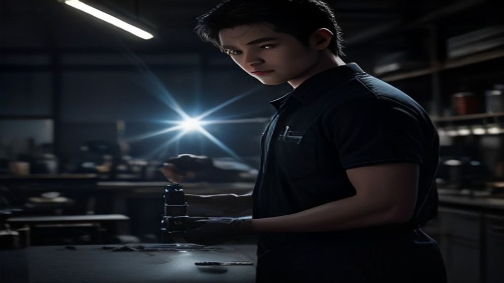 Tumbler stainless steel hitam dengan desain custom nama menggunakan teknik laser grafir yang presisi dan elegan.